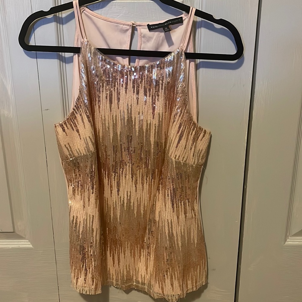 White House Black Market pink cami